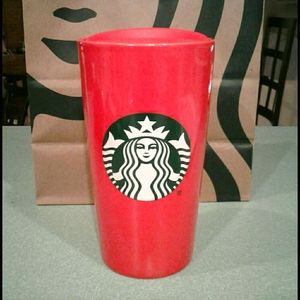❤️❤️❤️❤️Brand NEW Starbucks 2020 Red sparkle Travel Mug